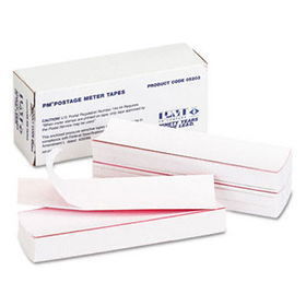 Postage Meter Single Tape Strips, 1-3/4 x 5-1/2, White, 300/Boxcompany 