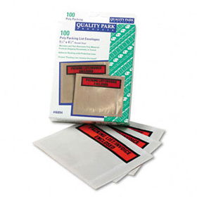 Top-Print Self-Adhesive Packing List Envelope, 5 1/2"" x 4 1/2"", 100/Box