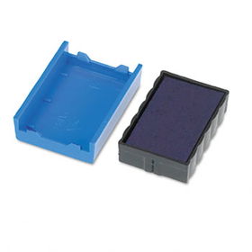 Trodat T4850 Dater Replacement Pad, 3/16 x 1, Blue