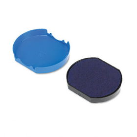 Trodat T46140 Dater Replacement Pad, 1 5/8, Bluestamp 