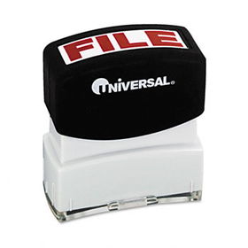 Message Stamp, FILE, Pre-Inked/Re-Inkable, Reduniversal 