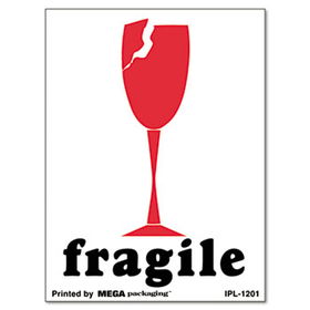 Universal 312479 - Fragile Self-Adhesive Shipping Labels, 3 x 4, 500/Rolluniversal 