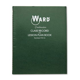 Combination Record & Plan Book, 9-10 Weeks, 6 Periods/Day, 11 x 8-1/2ward 