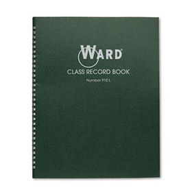 Class Record Book, 38 Students, 9-10 Week Grading, 11 x 8-1/2, Green