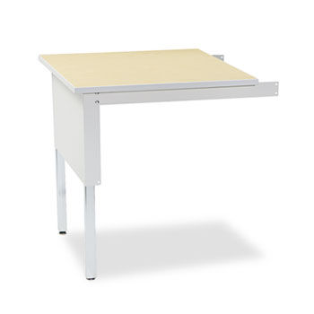 Mailflow-To-Go Mailroom System Table, 30w x 30d x 29-36h,Birch/PblGrymayline 