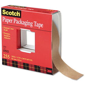 Scotch 255112 - Kraft Packaging Tape, 1-1/2 x 60 yards, 3 Core, Naturalscotch 