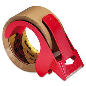 Scotch 3750RDTN - Commercial Grade Packaging Tape & Dispenser, 1.88 x 54.6 yards, Tanscotch 