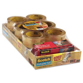 Scotch BP6 - Commercial Performance Packaging Tape, 1.88 x 54.6 yards, Clear, 12 Packscotch 