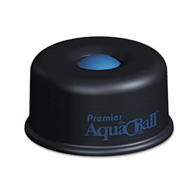 AquaBall Floating Ball Envelope Moistener, 1 1/4"" x 1 1/4"" x 5 3/8"", Black, Bluepremier 