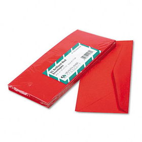 Colored Envelope, Traditional, #10, Red, 25/Packquality 