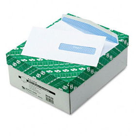 Health Form Gummed Security Envelope, #10, White, 500/Box