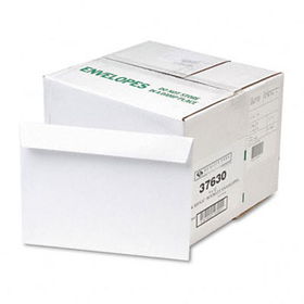 Quality Park 37630 - Open Side Booklet Envelope, Contemporary, 12 x 9, White, 500/Boxquality 