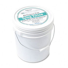 Quality Park 46178 - White Poly Twine in Pail, 6500 Feetquality 