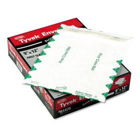 Tyvek USPS First Class Mailer, Side Seam, 9 x 12, White, 100/Boxsurvivor 