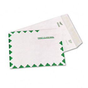 White Leather Tyvek Mailer, 10 x 13, White, 100/Boxsurvivor 