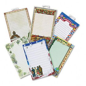 Teacher Created Resources 9031 - Notepad Set, School Theme, 6 50-Sheet Pads/Setteacher 