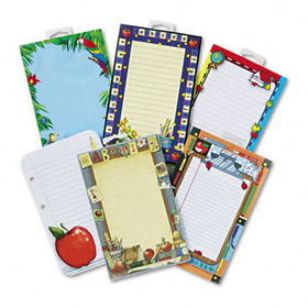 Notepad Set, School Theme, 6 50-Sheet Pads/Setteacher 