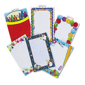 Notepad Set, School/Seasonal Theme, 6 50-Sheet Pads/Set