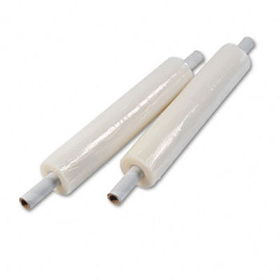 Stretch Film w/Preattached Handles, 20"" x 1000ft, 20mic (80-Gauge), 4/Carton