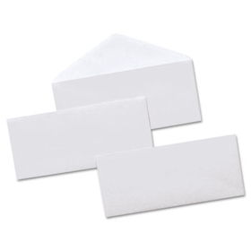 Security Tinted Business Envelope, V-Flap, #10, White, 500/Boxuniversal 