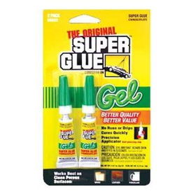 PACER 0.07 Oz / 2g Super Glue Gel (2/Pack) Case Pack 48