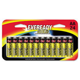 Gold Alkaline Batteries, AA, 24 Batteries/Packeveready 