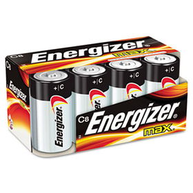 MAX Alkaline Batteries, C, 8 Batteries/Packenergizer 