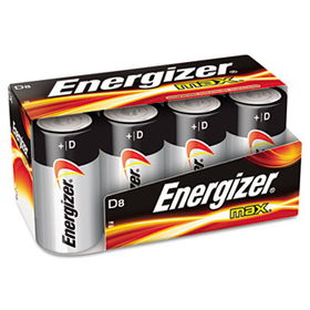 MAX Alkaline Batteries, D, 8 Batteries/Packenergizer 