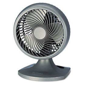 Blizzard 8"" Three-Speed Oscillating Table/Wall Fan, Charcoal