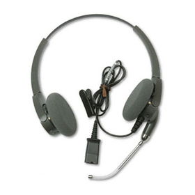 Plantronics H101 - Encore Binaural Over-the-Head Telephone Headset w/Clear Voice Tubeplantronics 