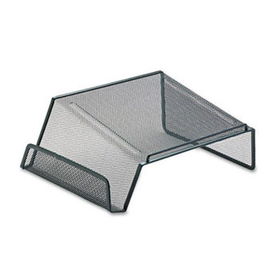 Mesh Telephone Desk Stand, 10 1/8 x 10 5/8 x 4 7/8, Blackrolodex 