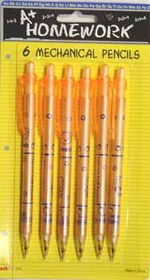 Mechanical Pencils - .5 mm - 6 pack Case Pack 48mechanical 