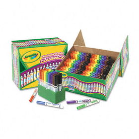 Crayola 588208 - Washable Classpack Markers, Conical Point, Eight Assorted, 192/Packcrayola 