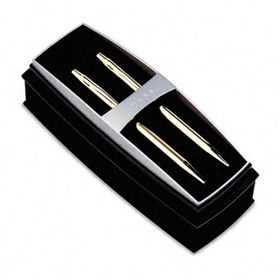 Classic Century Ballpoint Pen & Pencil Set, 10 Kt. Gold Filled