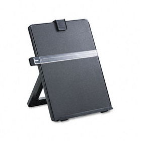 Non-Magnetic Letter-Size Desktop Copyholder, Plastic, Blackfellowes 