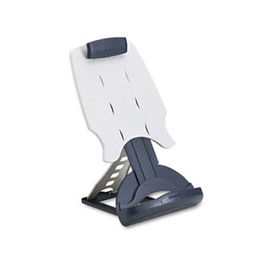 InSight Adjustable Desktop Copyholder, Plastic, Holds 50 Sheets, Dark Blue/Graykensington 