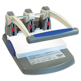 McGill 58000 - 300-Sheet Heavy-Duty Two- to Three-Hole Punch, 9/32 Diameter Hole, Blue/Graymcgill 