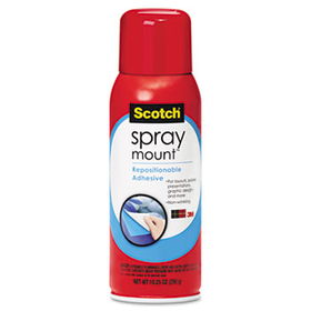 Spray Mount Artist's Adhesive, 10.25 oz, Repositionable Aerosolscotch 