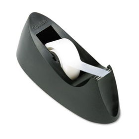 Scotch C15BK - C15 Desktop Tape Dispenser, Attached 1 core, Blackscotch 