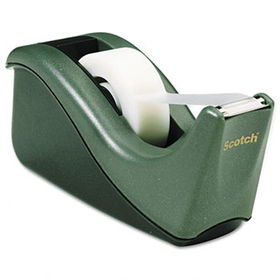 Scotch C60SG - Value Desktop Tape Dispenser, Attached 1 core, Two-Tone Greenscotch 