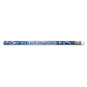 Decorated Wood Pencil, Excellent Work, HB #2, Black Brl, Dozenmoon 