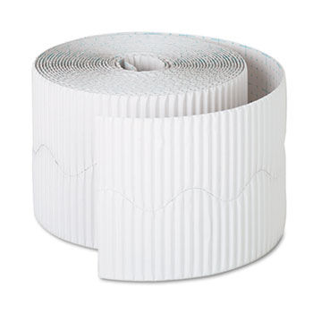 Bordette Decorative Border, 2 1/4"" x 50' Roll, Whitepacon 