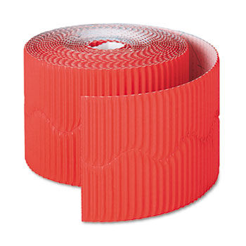 Bordette Decorative Border, 2 1/4"" x 50' Roll, Flame Redpacon 