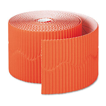 Bordette Decorative Border, 2 1/4"" x 50' Roll, Orangepacon 