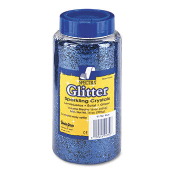 Spectra Glitter, .04 Hexagon Crystals, Blue, 16 oz Shaker-Top Jarpacon 