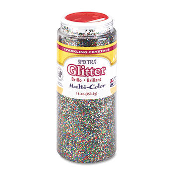 Pacon 91790 - Spectra Glitter, .04 Hexagon Crystals, Multicolor, 16 oz Shaker-Top Jarpacon 