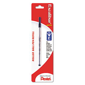 Pentel BFL5BPCK6 - Universal Refill for Roller Ball Pens, Fine, Blue