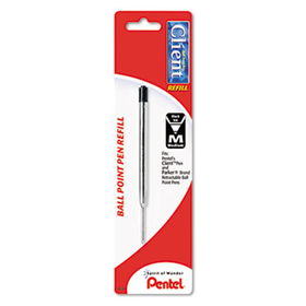 Refill for Client Pen, Medium, Black Inkpentel 