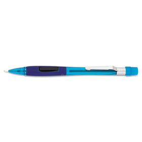 Quicker Clicker Mechanical Pencil, 0.5 mm, Transparent Blue Barrelpentel 