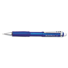 Twist-Erase III Mechanical Pencil, 0.5 mm, Blue Barrelpentel 